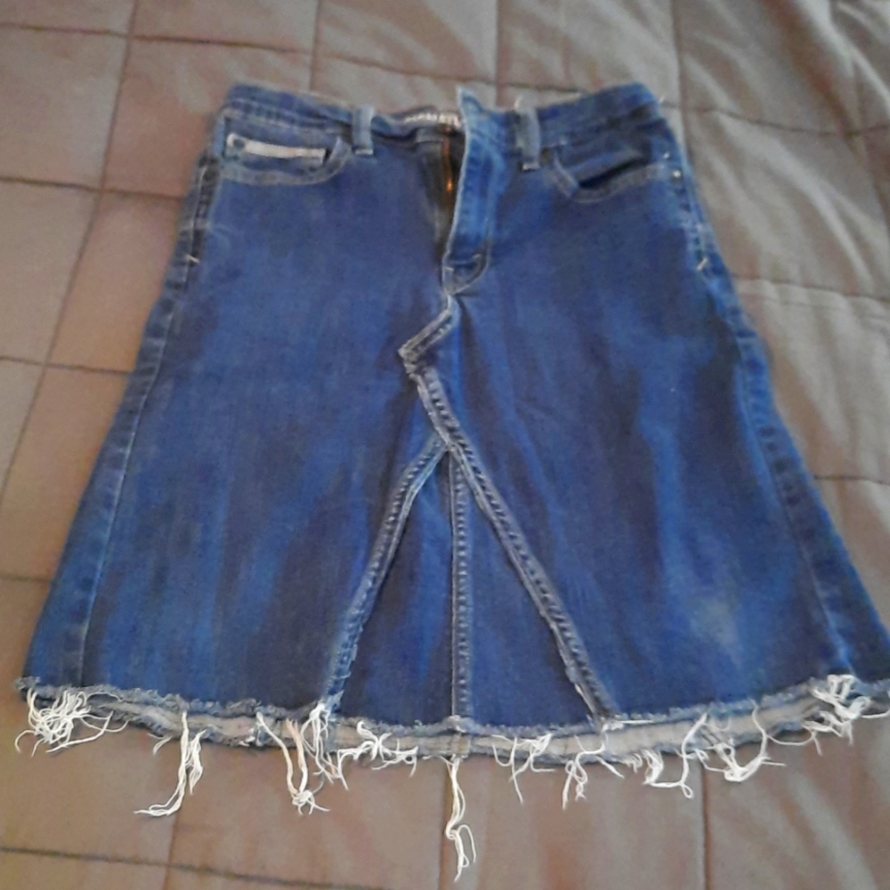 Levi Refurbished Jean Skirt size 14 girls